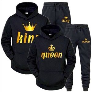 King and Queen Sweatshirt $45 each